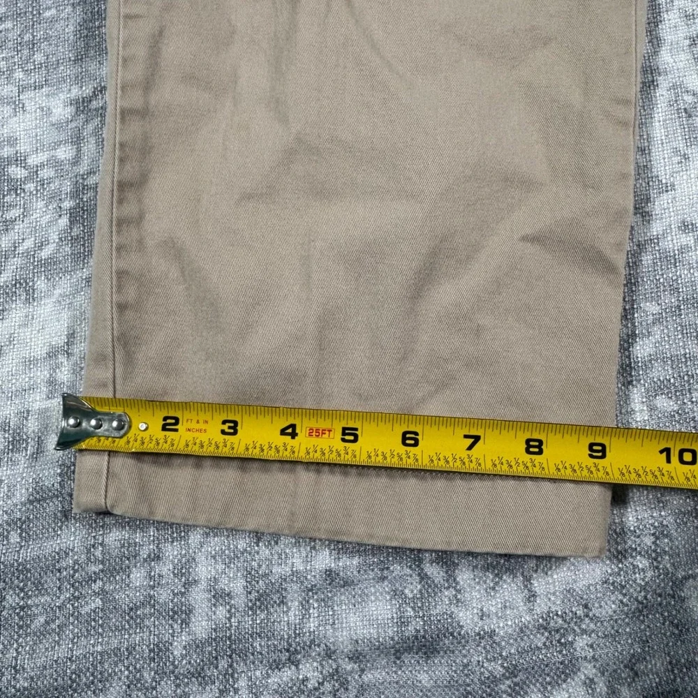 Polo Ralph Lauren Andrew Pant Mens 36x30 Khaki Tan Pleated Chino Cotton Trousers